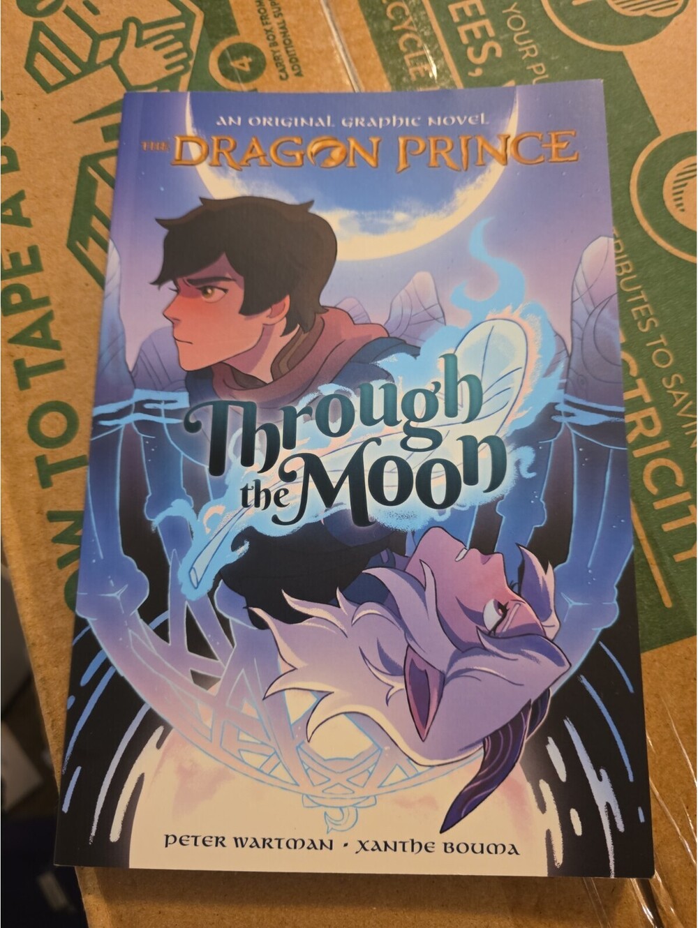 Through the Moon: a Graphic Novel (the Dragon Prince Graphic Novel #1) by Peter